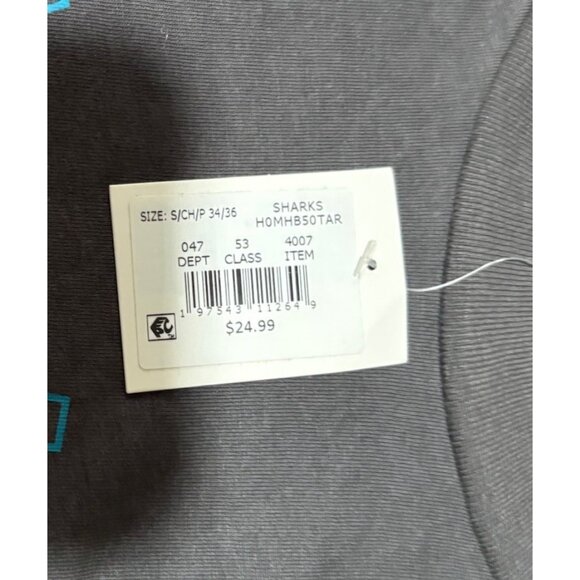 NEW NHL Authentic Pro San Jose Sharks T-Shirt Men's Size S Long Sleeve Grey NWT - Picture 2 of 6